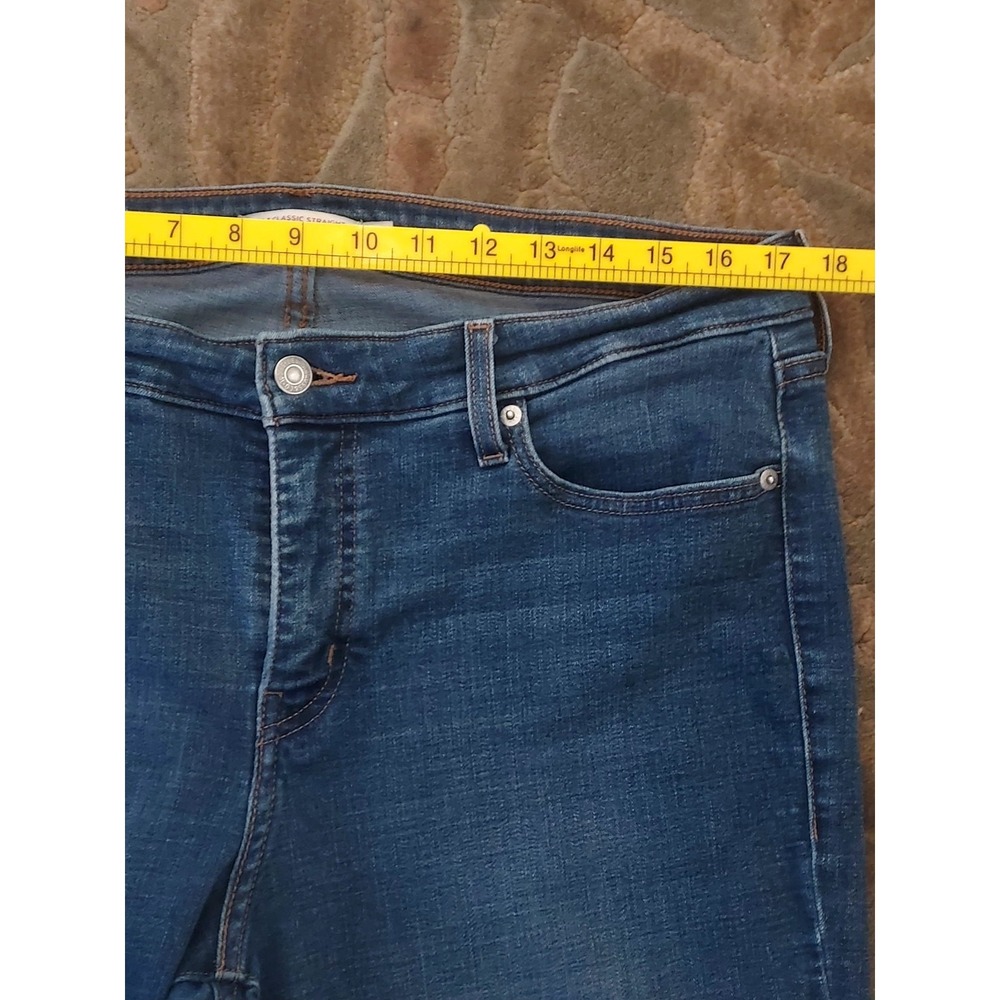 Levis 414 Classic Straight Jeans Womens 16W Blue Excellent Medium Wash Denim EUC - Picture 4 of 9
